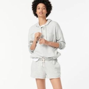 Jcrew Vintage cotton terry relaxed hoodie AW136